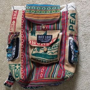 Drawstring top backpack